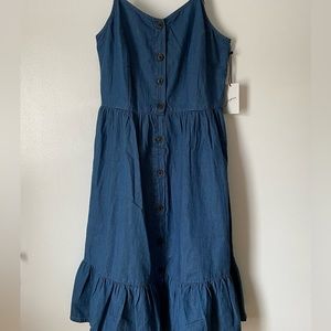 NWT Japna Brand Denim Sundress